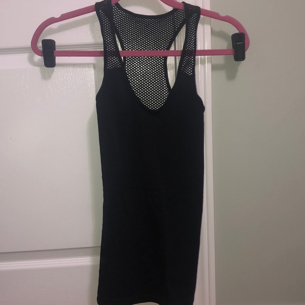 Black tank top
